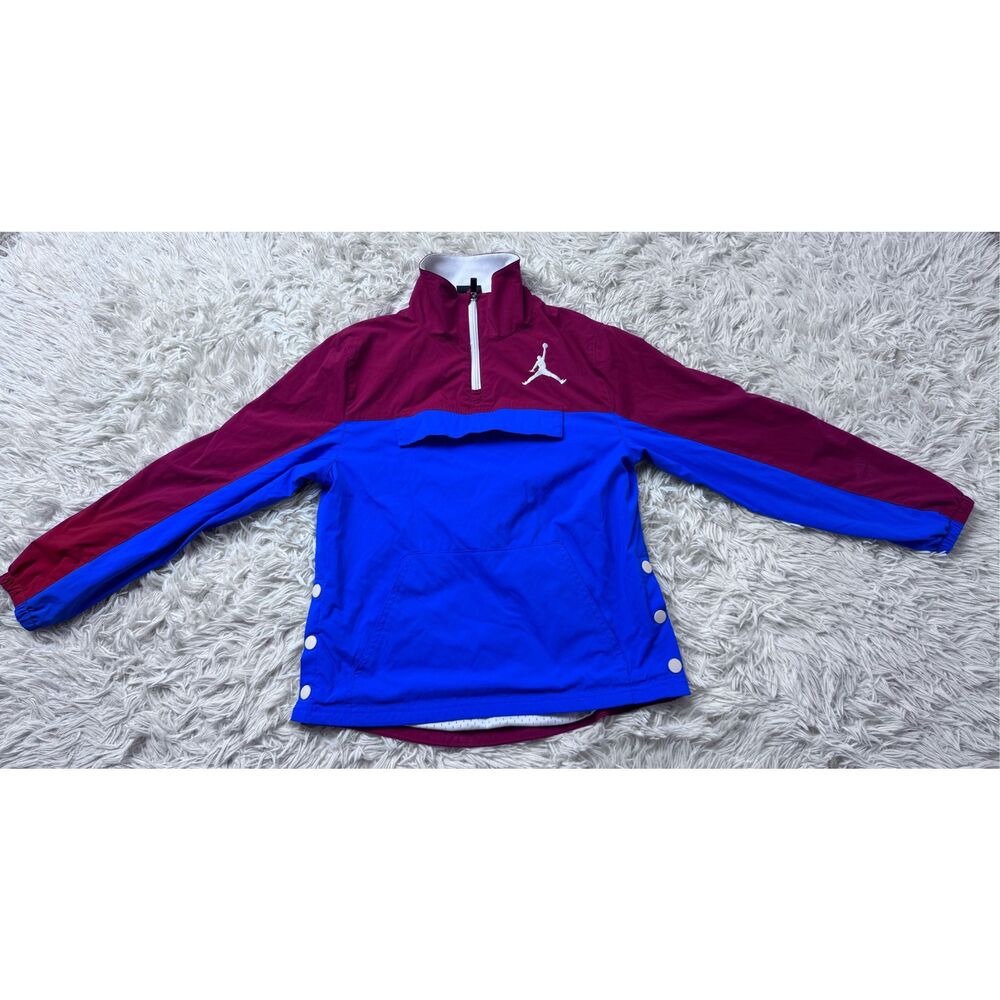 Red & Blue Air Jordan Windbreaker size Small 8-10
